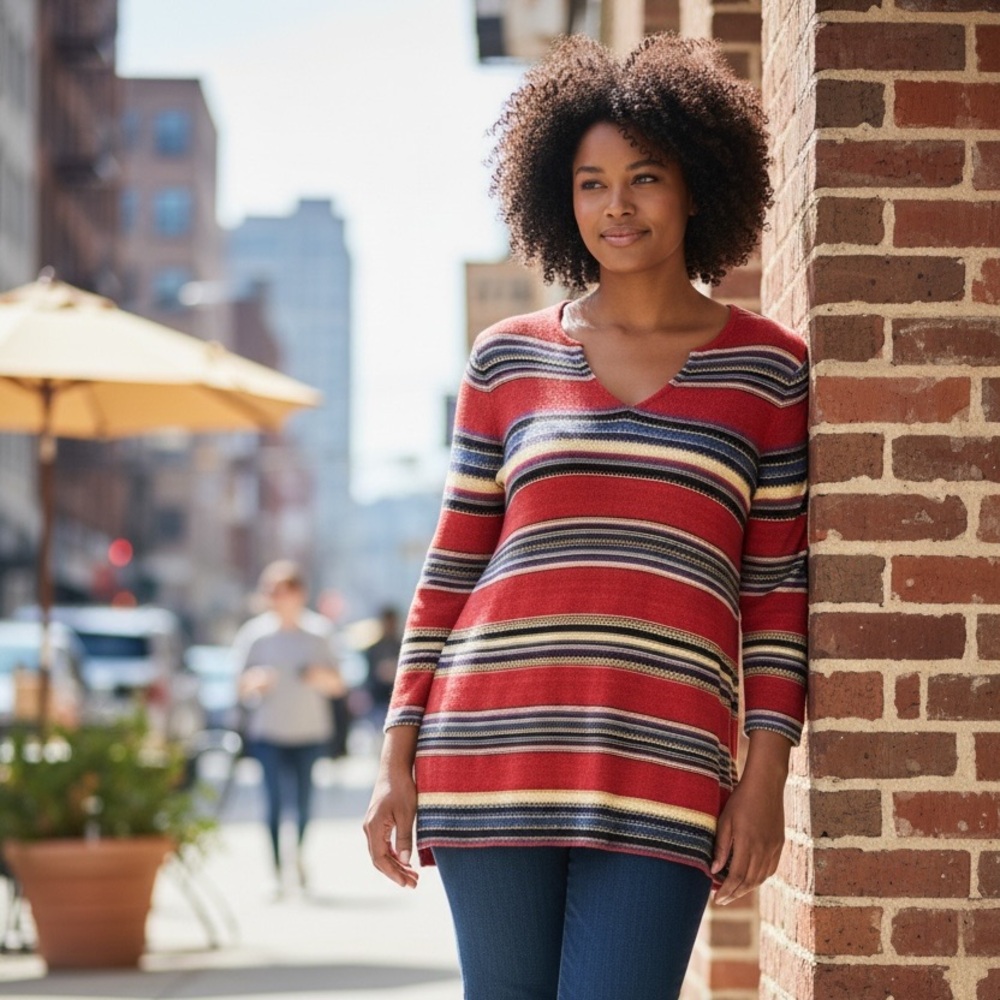Ralph Lauren LRL Lauren Sweater V-Neck Pullover Small Women’s